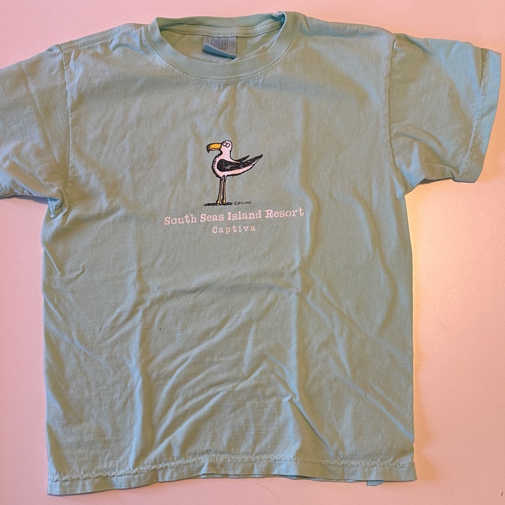 2/$10 South Seas Island Resort Captiva Teal T-Shirt